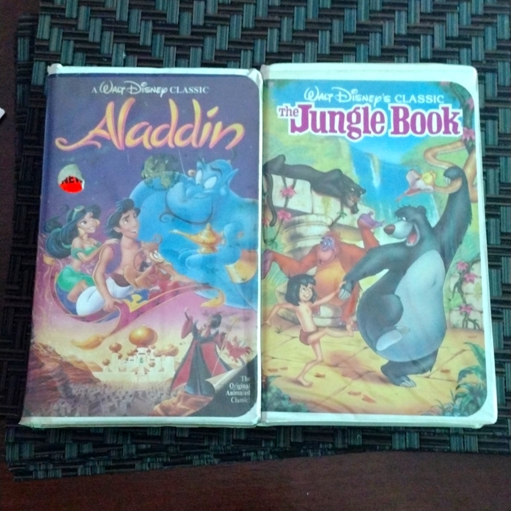 Walt Disney black diamond VHS tapes